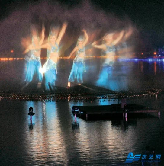water curtain movie on the lake