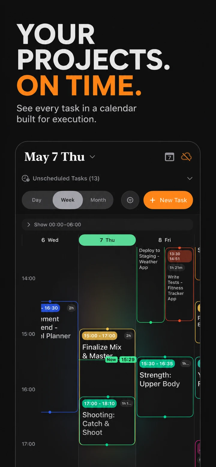 Projectholic: Make room in your calendar